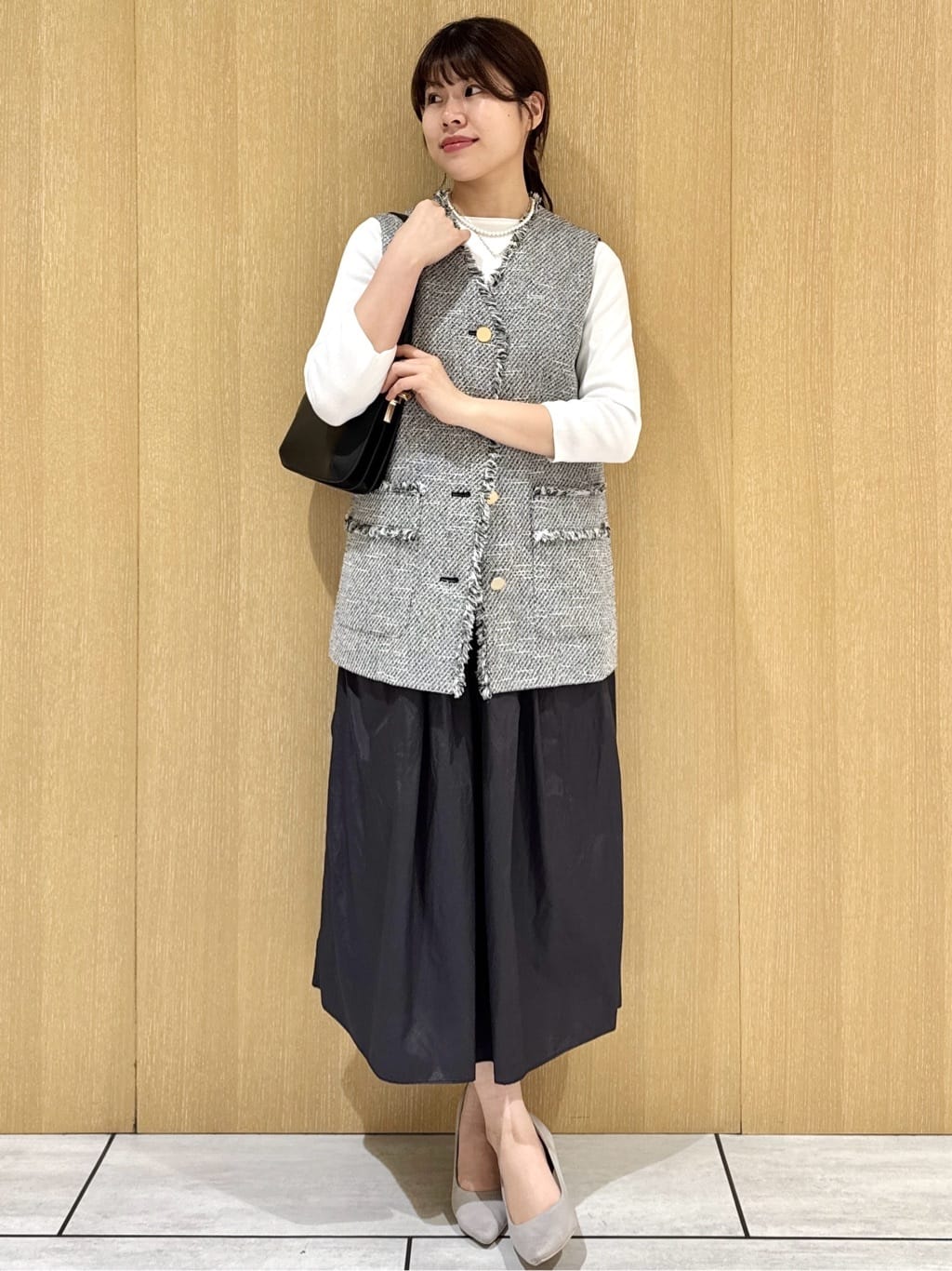 nanaさんの「UNTITLED｜【洗える/七分袖】ボートネックコットンプルオーバー」を使ったコーディネート