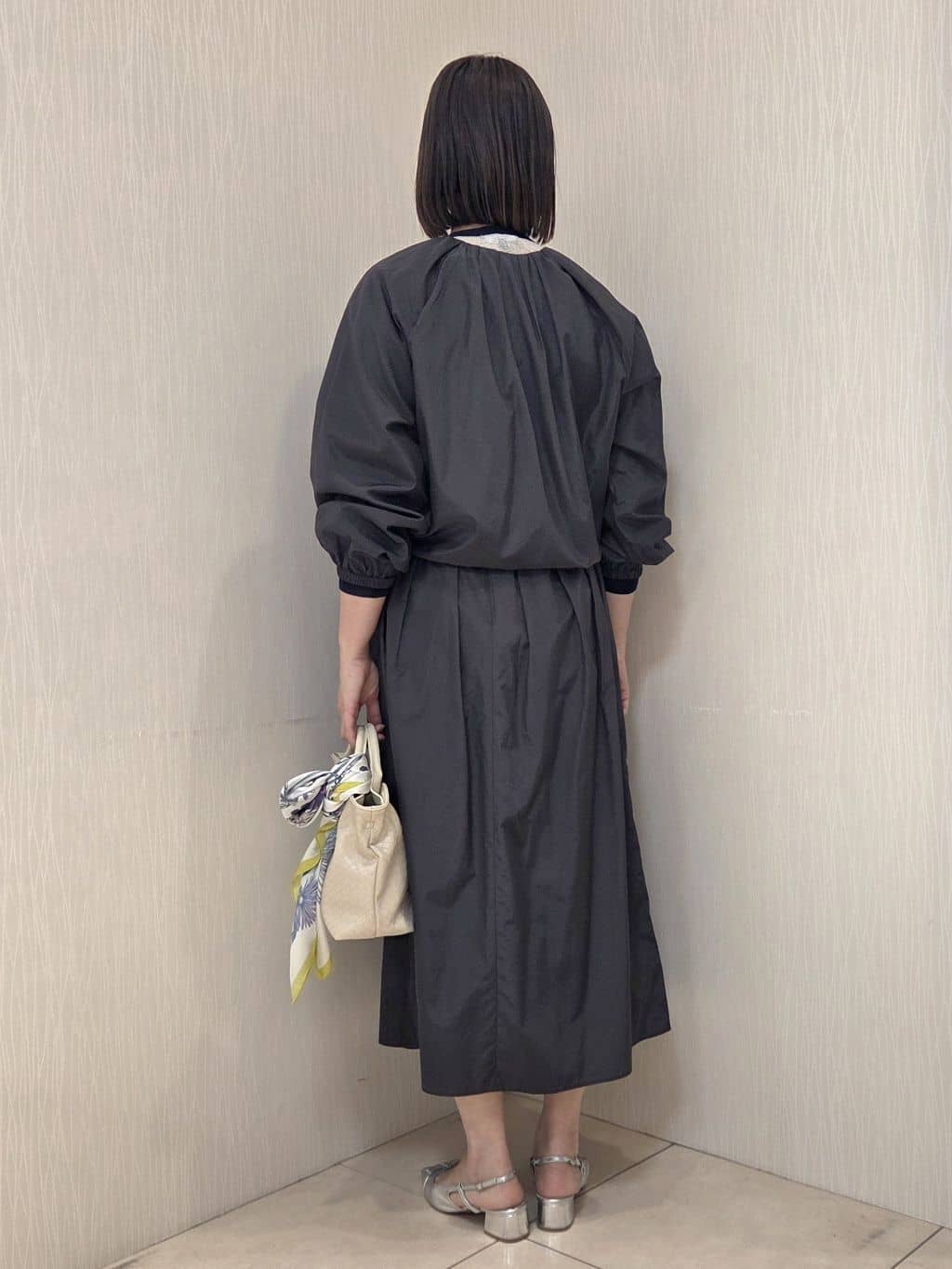naokoさんの「UNTITLED｜◆【セットアップ可/はっ水】シャイニータイプライターブルゾン」を使ったコーディネート