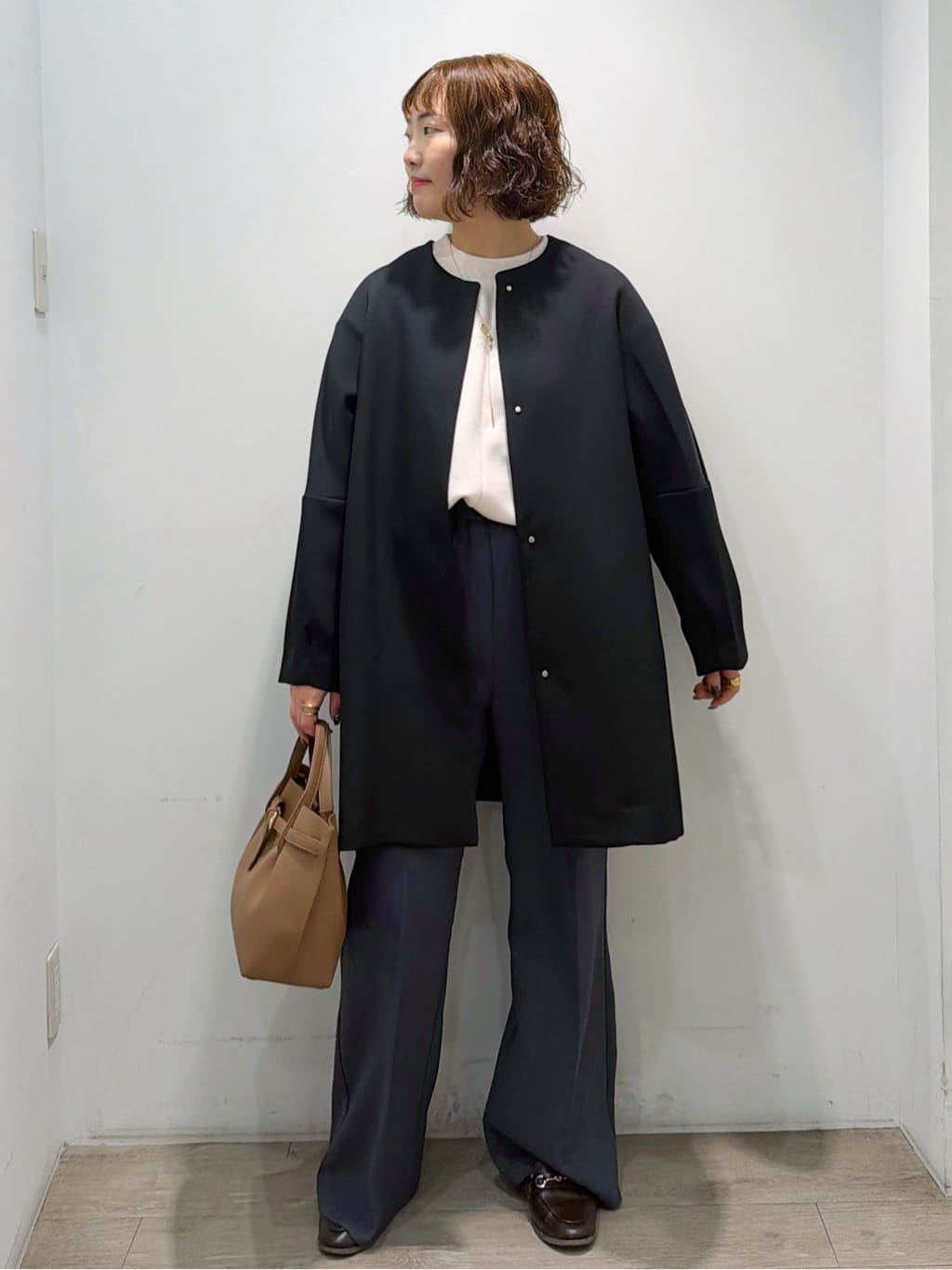 sumicaさんの「OPAQUE.CLIP｜フォルムスリーブミドルコート【洗濯機OK】」を使ったコーディネート