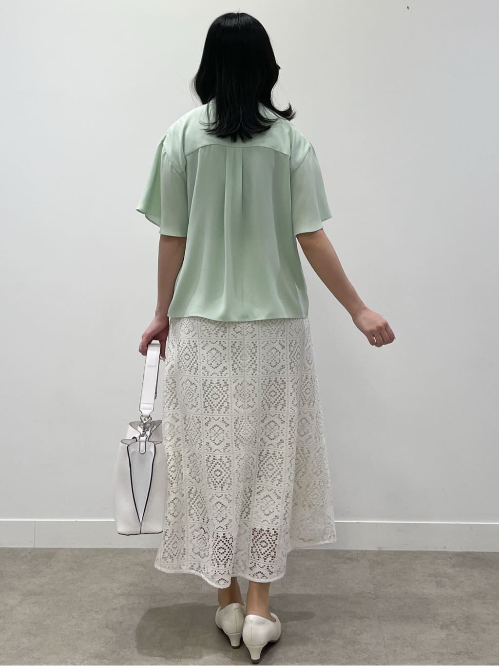 yukariさんの「Reflect｜【マシンウォッシュ可】フレアスリーブボウタイブラウス」を使ったコーディネート
