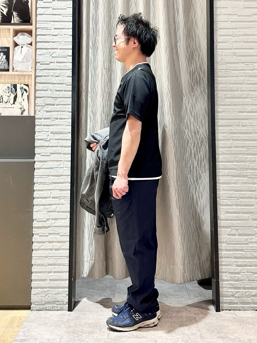 KENJI Iさんの「THE SHOP TK｜【大人にも取り入れやすい】デニムジャケット セットアップ可/洗濯機OK」を使ったコーディネート