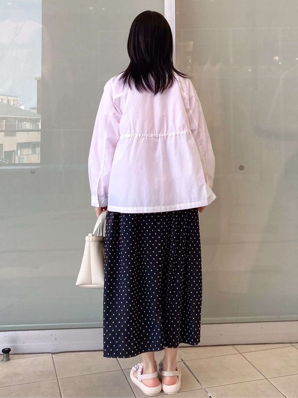 Jeanさんの「OPAQUE.CLIP｜撥水スタンドZIPブルゾン【洗濯機OK／UVケア／花粉対応】」を使ったコーディネート