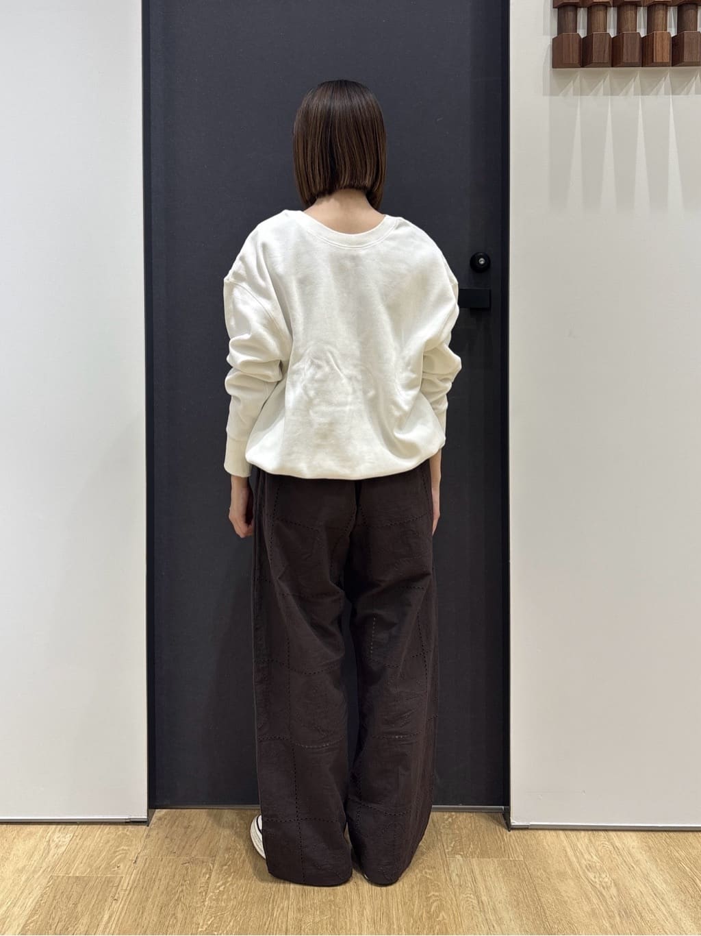 risaさんの「Dessin｜【前後2WAY/洗える】ドロストリブカットソー」を使ったコーディネート