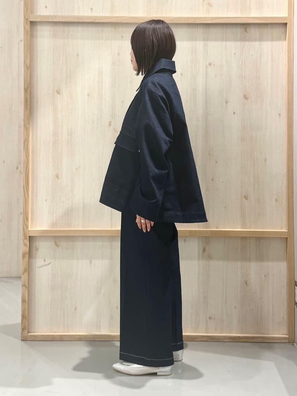 nanaさんの「THE SHOP TK｜ハーフミラノカーデ」を使ったコーディネート