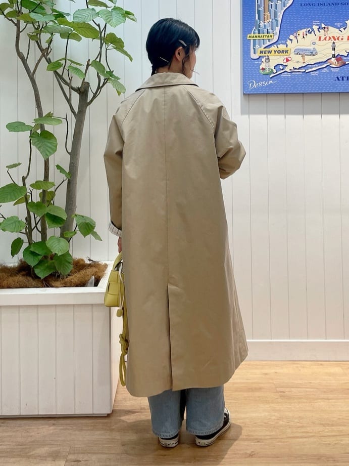 mikaさんの「Dessin｜シャンブレースプリングコート」を使ったコーディネート