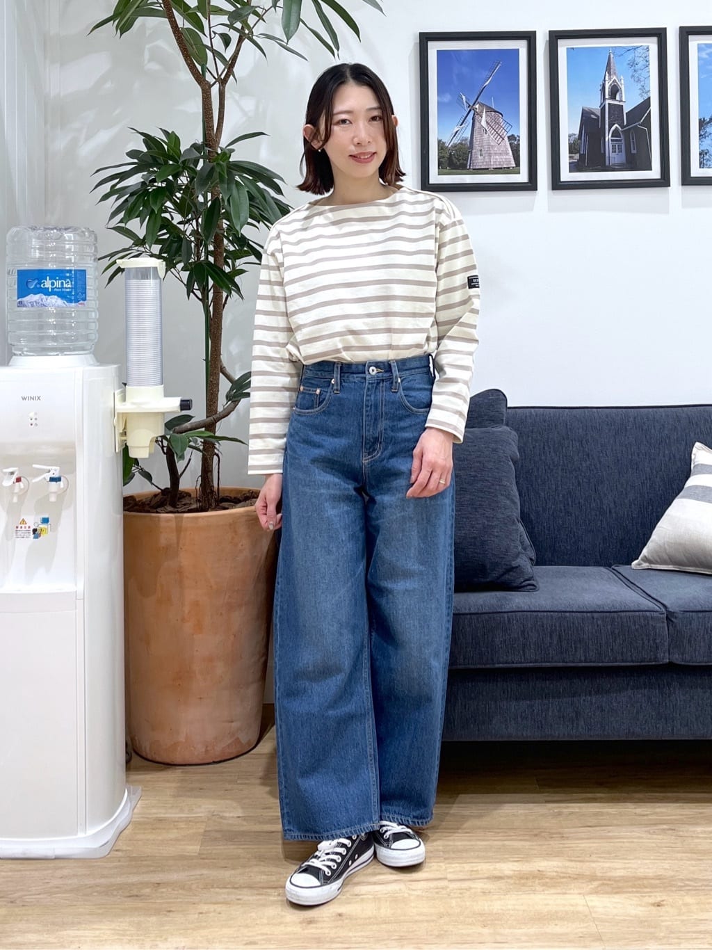canaさんの「Dessin｜ダブルジャケット」を使ったコーディネート