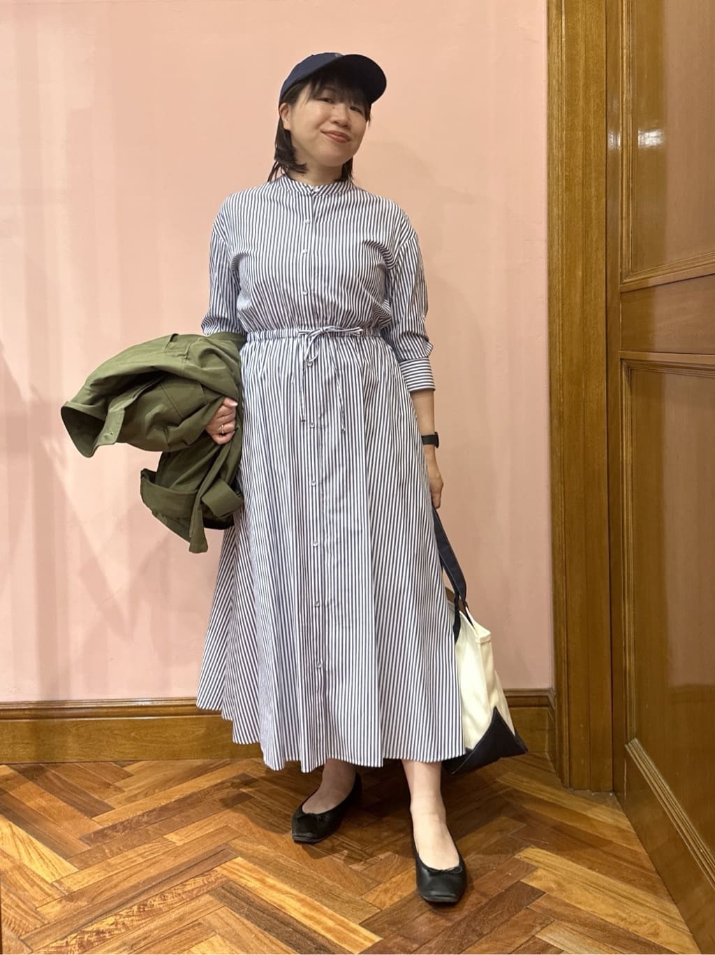 komatsuさんの「DRESSTERIOR｜【ウォッシャブル】コンパクトコットンミリタリーブルゾン」を使ったコーディネート