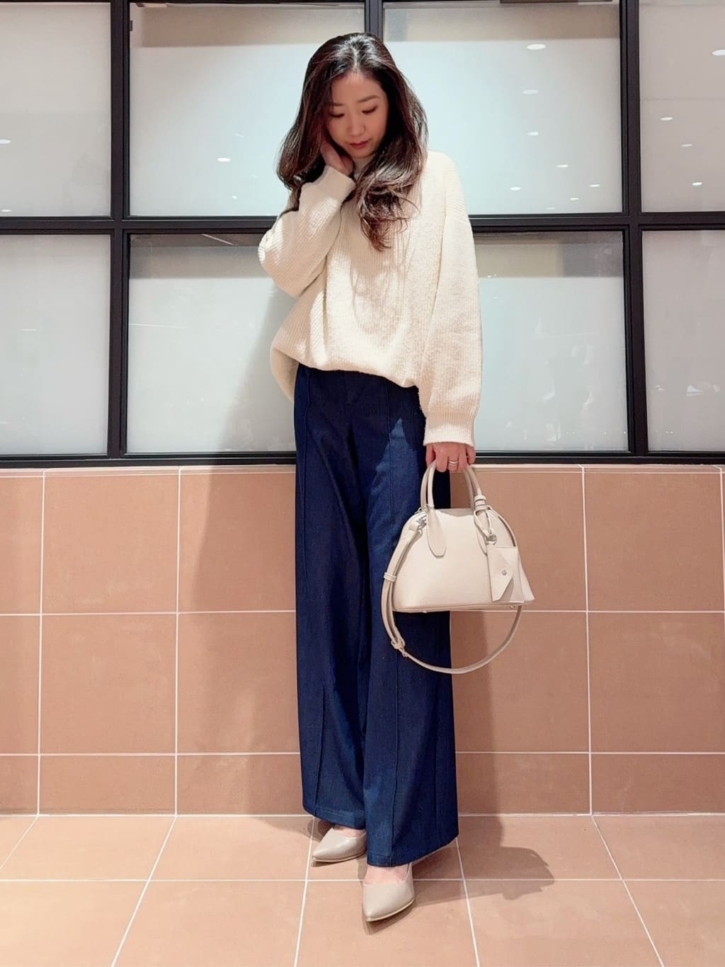 kaoriさんの「ESPERANZA｜ポーチ付きシェル型ボストンバッグ」を使ったコーディネート