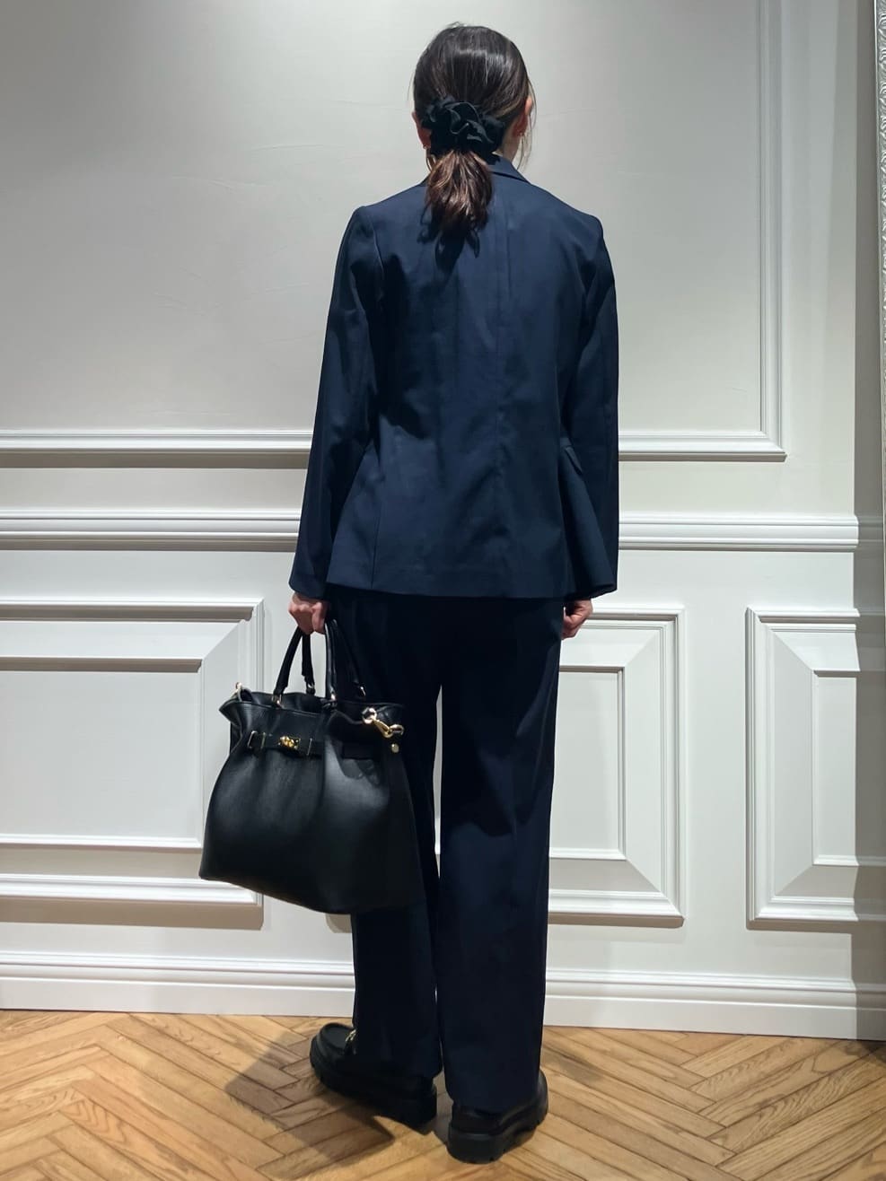 TSUKUIさんの「DRESSTERIOR｜【セットアップ可/吸水速乾/ウォッシャブル】リネンブレンドオックスダブルジャケット」を使ったコーディネート