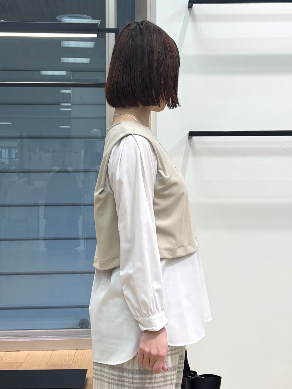 asamiさんの「INDIVI｜【洗える／UVケア】レイヤード風デザイントップス」を使ったコーディネート
