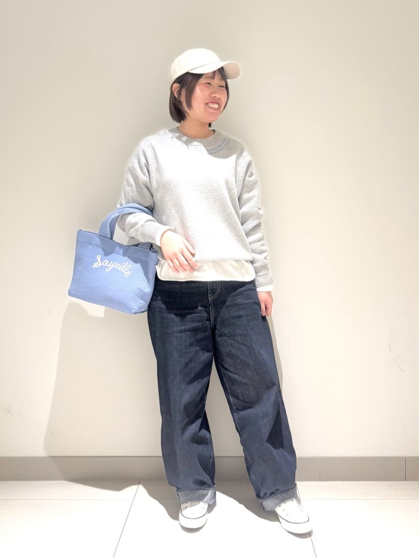 Liriさんの「Dessin｜【洗える】ワイドカーブシルエット12OZデニム」を使ったコーディネート