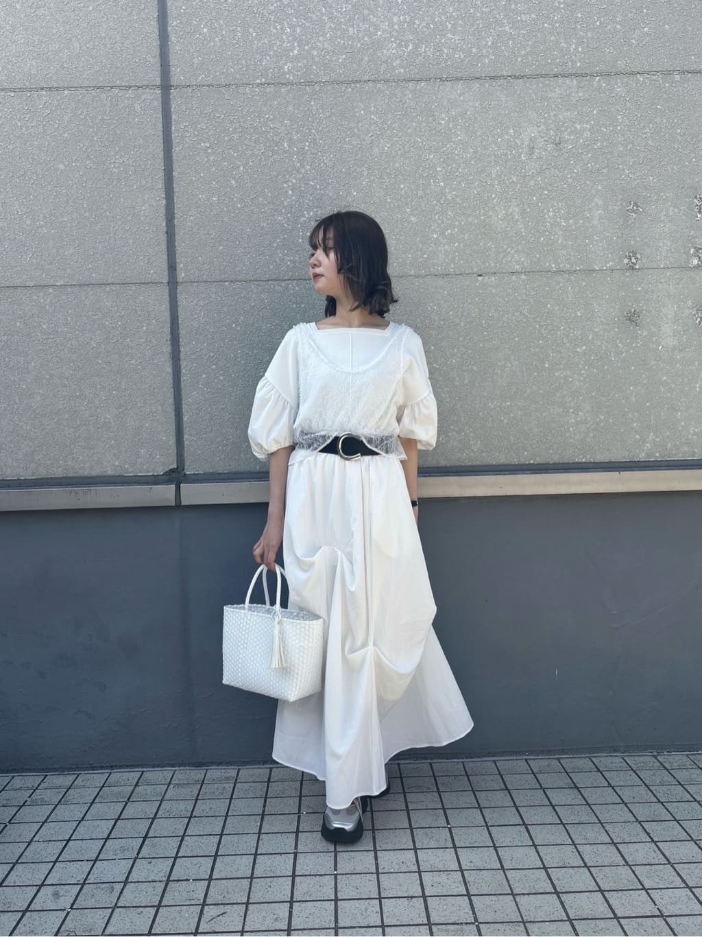 みゆさんの「INDIVI｜ホースシューバックルベルト」を使ったコーディネート