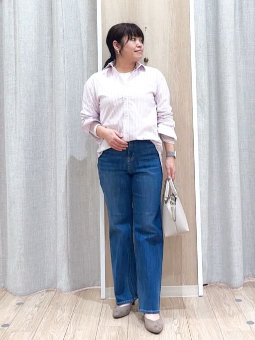 naoさんの「grove｜羽織としても大活躍！驚きの伸びを備えたコットンナイロンストレッチシャツ」を使ったコーディネート