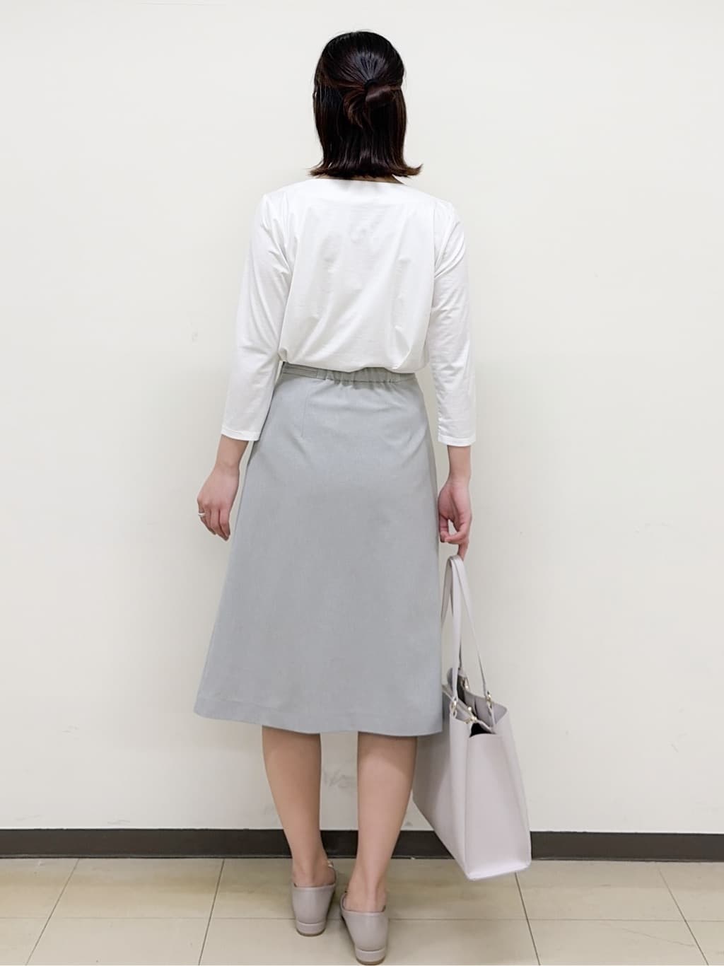 yurinaさんの「index｜【接触冷感／吸水速乾】ノーカラージャケット／セットアップ対応可《洗える／防シワ／ストレッチ》」を使ったコーディネート