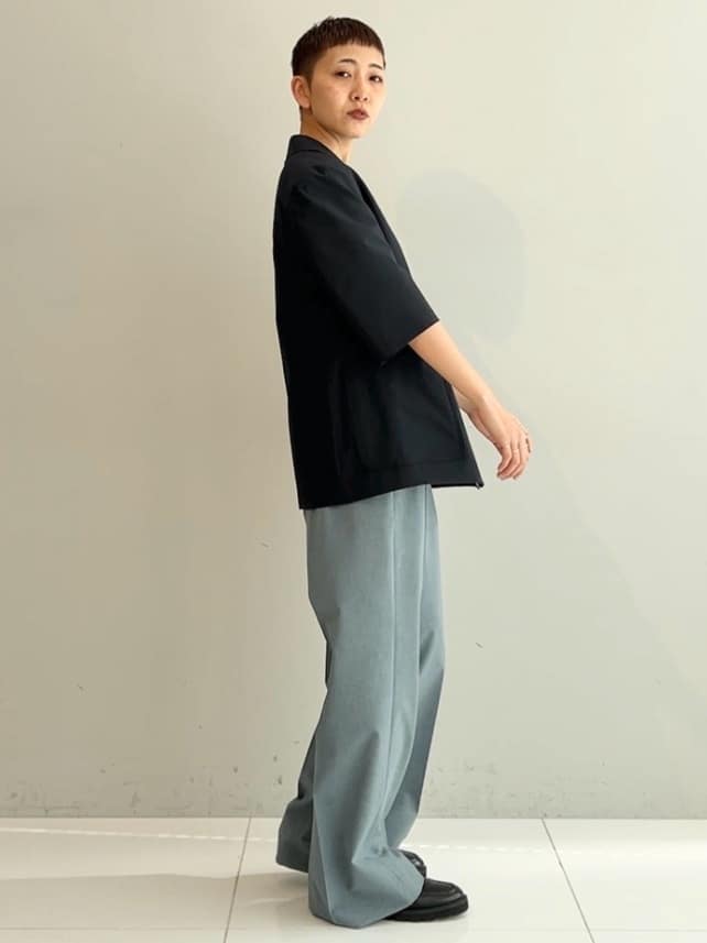 OCHIAIさんの「DRESSTERIOR｜【接触冷感/セットアップ可】 2WAYストレッチスリークオータージャケット」を使ったコーディネート