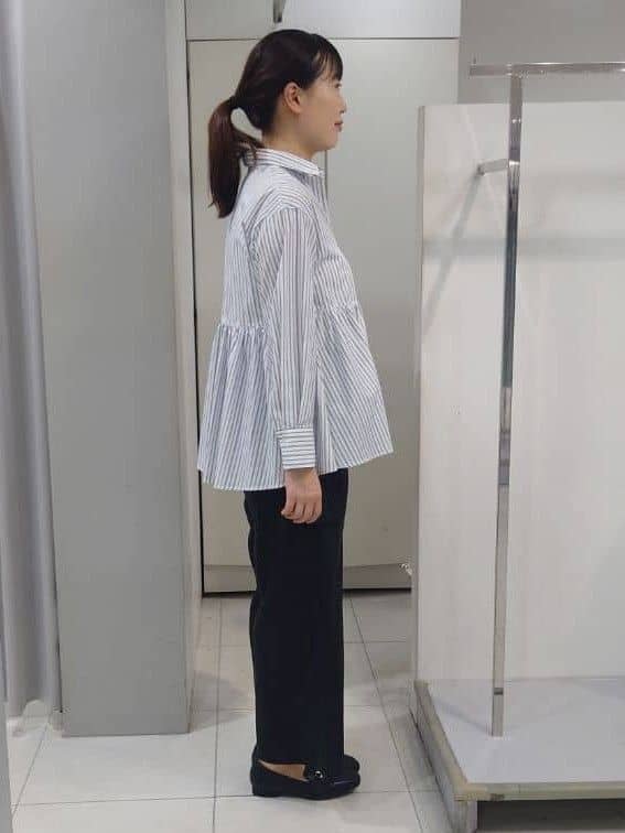 AZUSAさんの「Reflect｜【レイヤードにおすすめ◎】ペプラムデザインシャツ」を使ったコーディネート