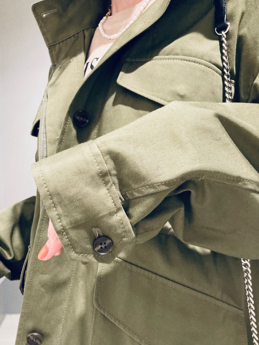 Furuさんの「DRESSTERIOR｜【ウォッシャブル】コンパクトコットンミリタリーブルゾン」を使ったコーディネート