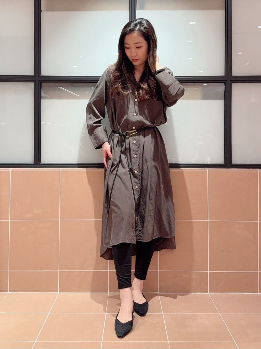 kaoriさんの「ESPERANZA｜Oito和紙フラットパンプス」を使ったコーディネート