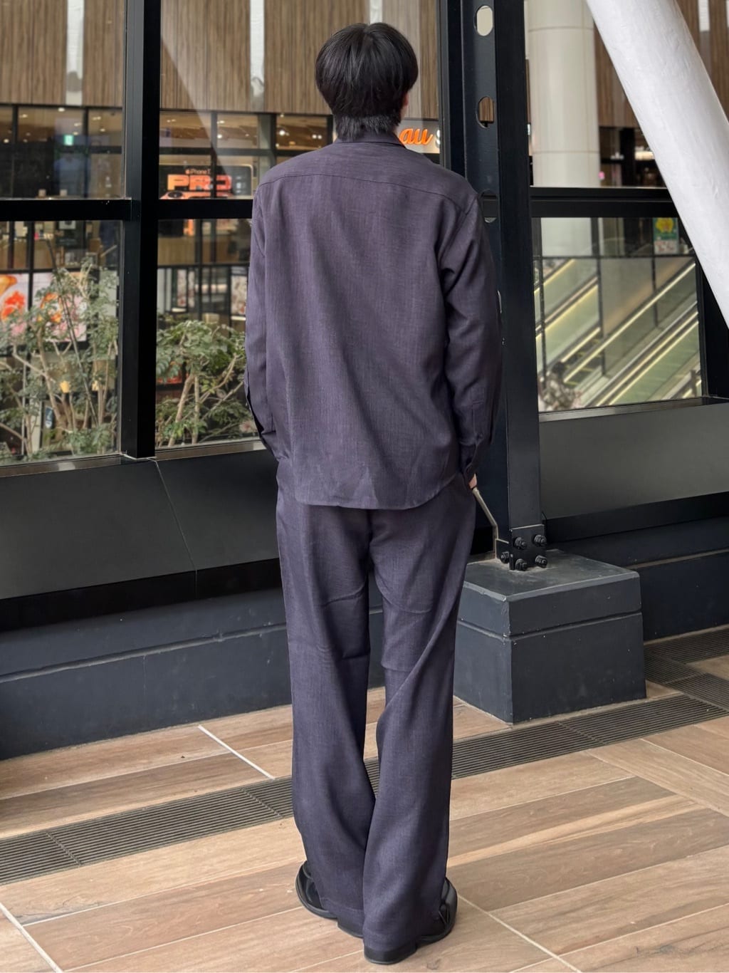 うらしーさんの「THE SHOP TK｜【LINO FINE】リネンライク 長袖シャツ UVカット/イージーケア/吸水速乾/洗濯機OK」を使ったコーディネート