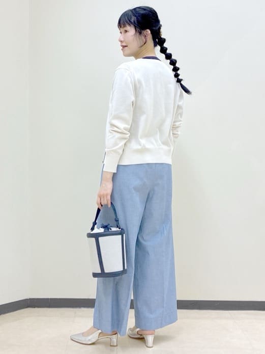  beni_gingerさんの「Reflect｜【アンサンブル可】バイカラーカーディガン」を使ったコーディネート