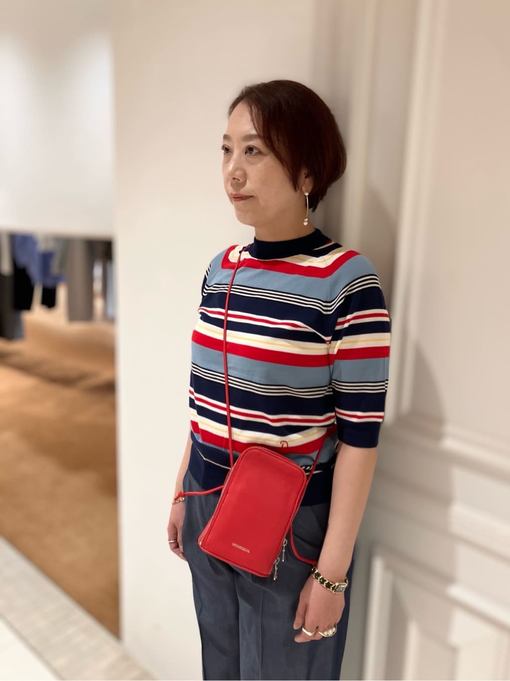 TAJIさんの「DRESSTERIOR｜【otonaMUSE5月号掲載/セットアップ可】テンセルデニムワイドパンツ」を使ったコーディネート
