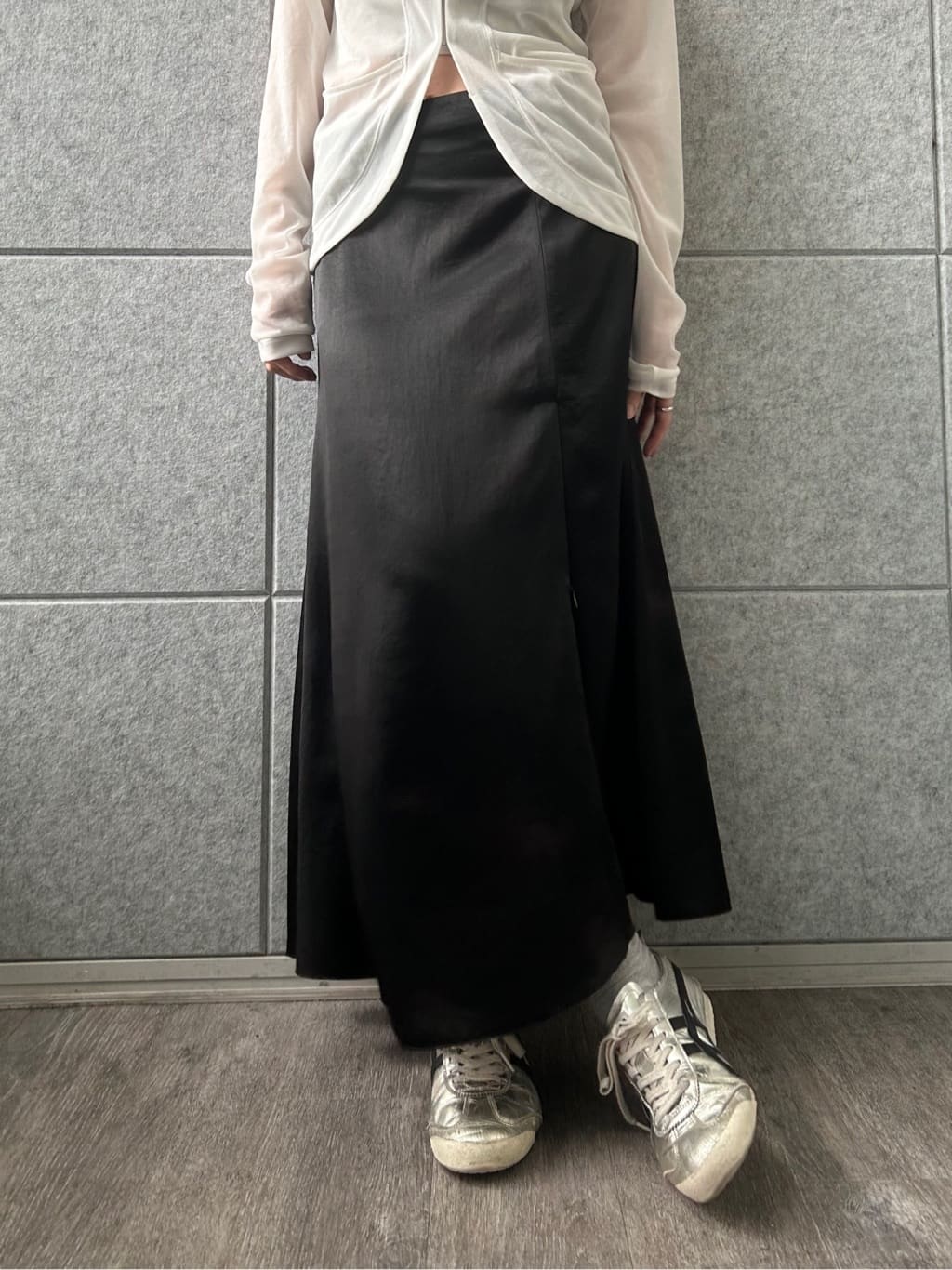 honoka Aさんの「CODE A｜sheer jersey cardigan」を使ったコーディネート