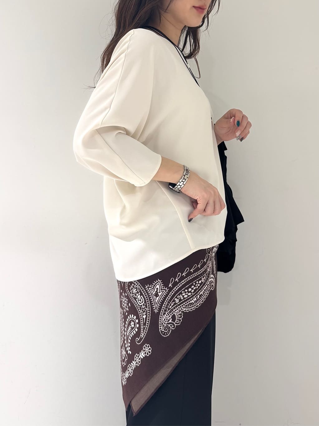 そんさんの「INDIVI｜【接触冷感／透湿／着る日傘】ドルマンダブルジャケット」を使ったコーディネート