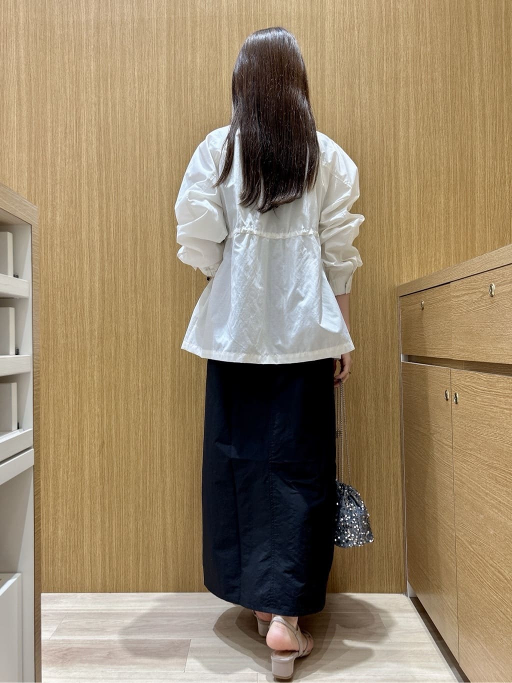 maiさんの「OPAQUE.CLIP｜撥水スタンドZIPブルゾン【洗濯機OK／UVケア／花粉対応】」を使ったコーディネート