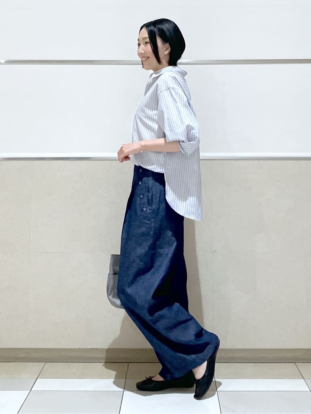 eriko さんの「Dessin｜【洗える】コットンナイロンバルーンヘムブルゾン」を使ったコーディネート