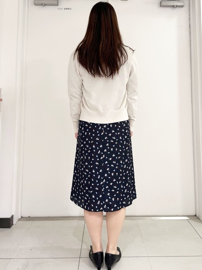 miさんの「Reflect｜【セレモニー／通勤／おでかけに◎】フラワープリントボウタイワンピース」を使ったコーディネート