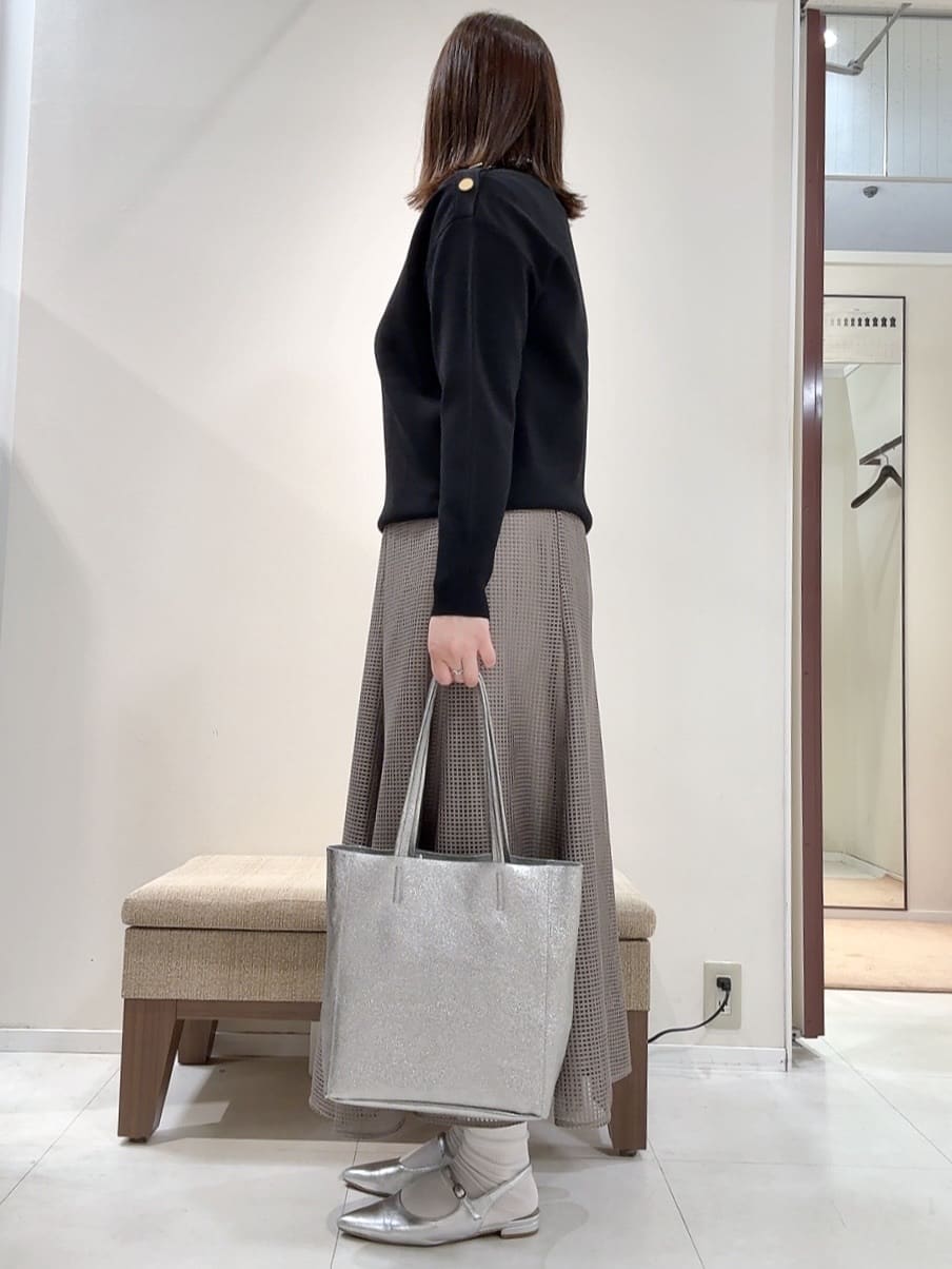 YUIさんの「UNTITLED｜【洗える】ミラノリブニット」を使ったコーディネート