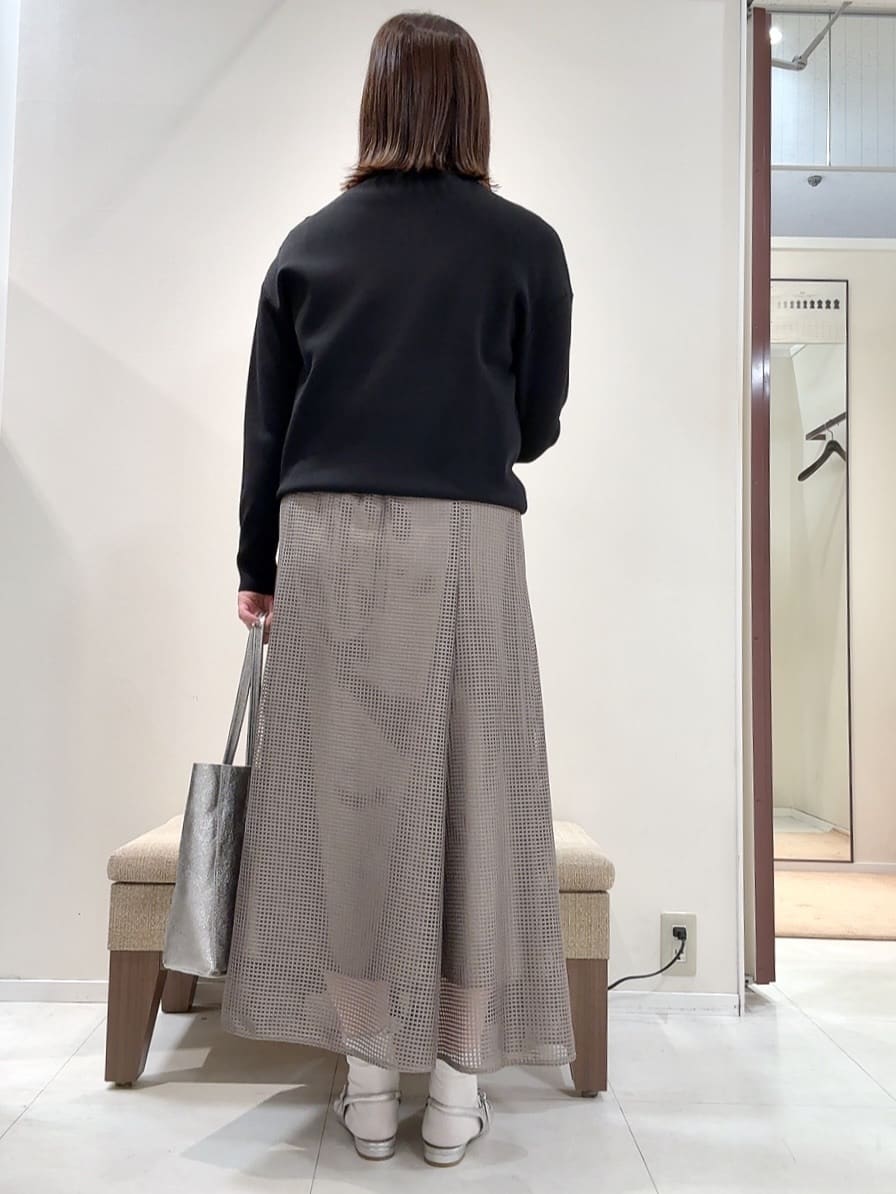 YUIさんの「UNTITLED｜【洗える】ミラノリブニット」を使ったコーディネート