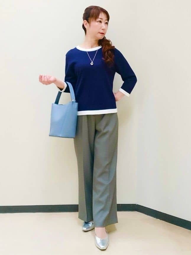 花さんの「Reflect｜【着回し力◎】ジャケット風ニットカーディガン」を使ったコーディネート