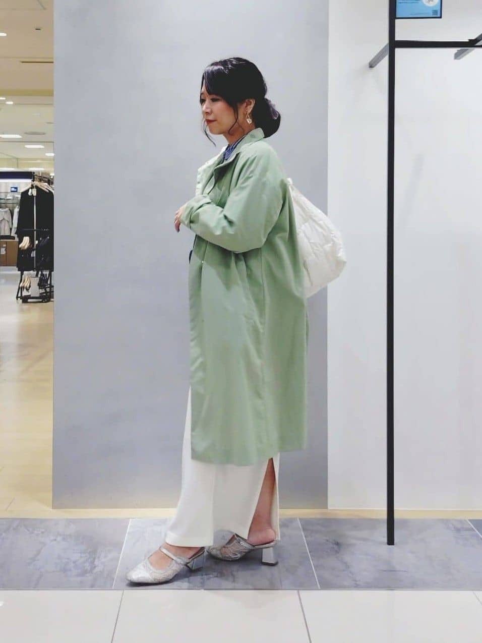 TOMOMIさんの「INDIVI｜【洗える／Iライン】ジャージスカート」を使ったコーディネート