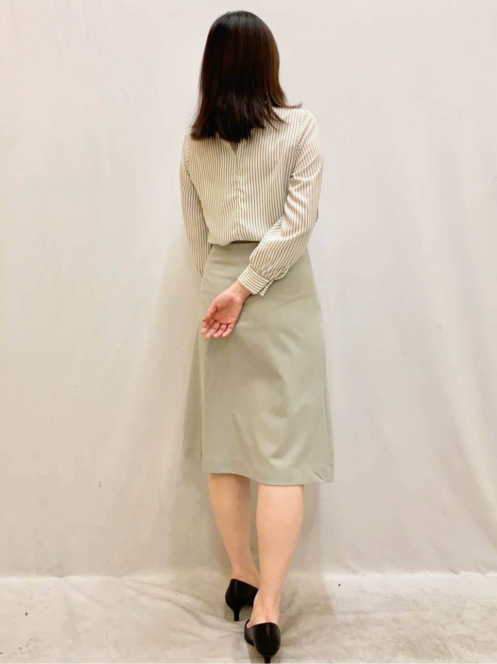 kasumiさんの「index｜アシンメトリーボウタイブラウス【洗濯機OK／イージーアイロン／防シワ】《XS～LL》」を使ったコーディネート