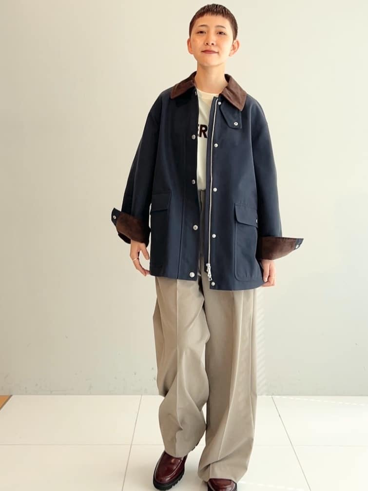 OCHIAIさんの「DRESSTERIOR｜【ウォッシャブル】スプリング ハンティングジャケット」を使ったコーディネート