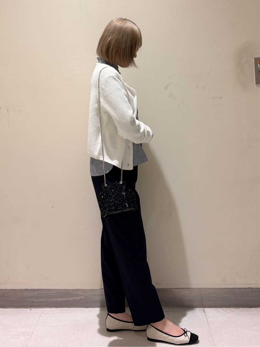 みきちぃさんの「index｜ブロードフロントフリルブラウス【洗濯機OK】《5col》」を使ったコーディネート