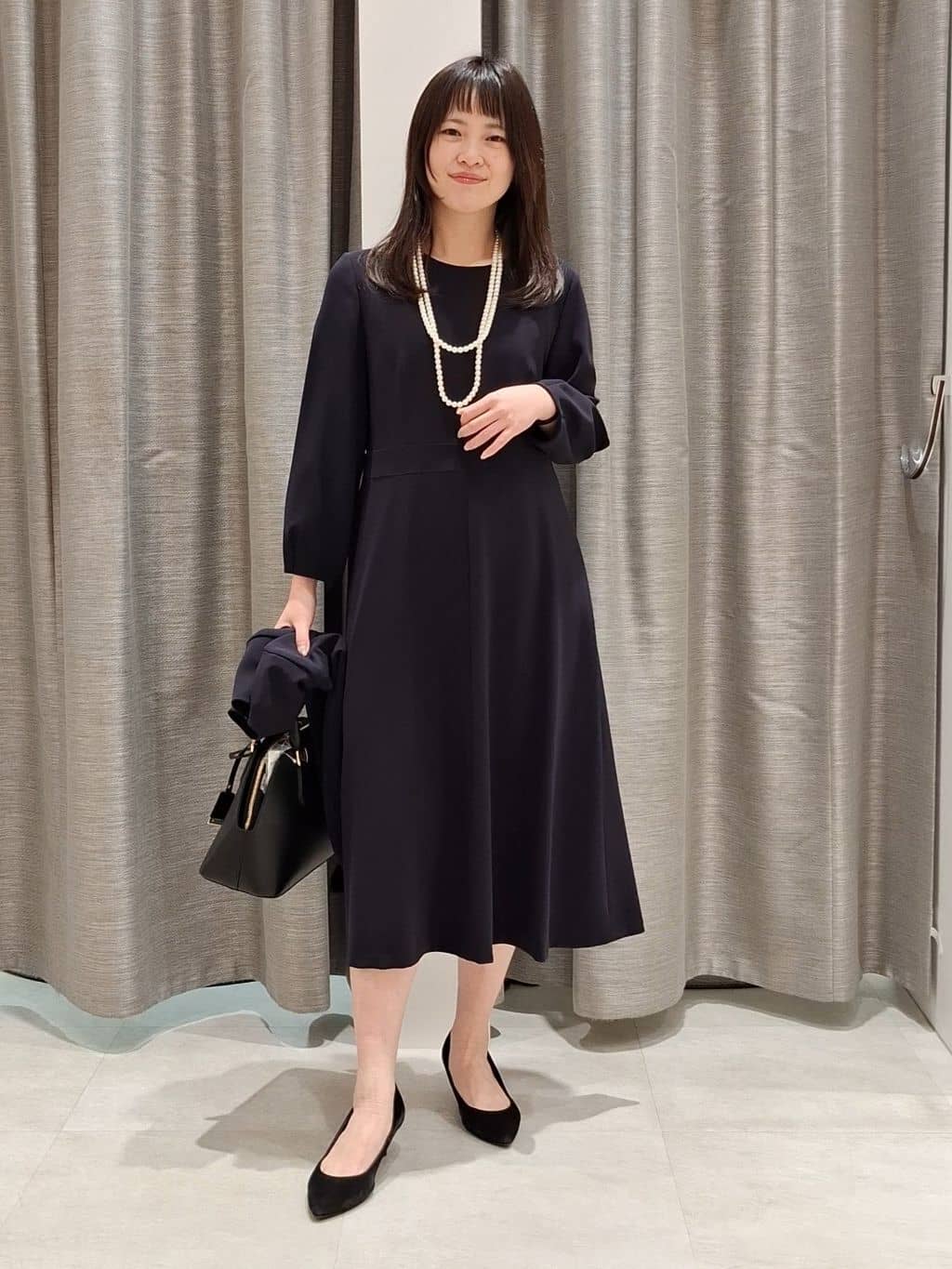 YuKaRiさんの「UNTITLED｜【追加6/日本製】2連フェイクパールネックレス」を使ったコーディネート