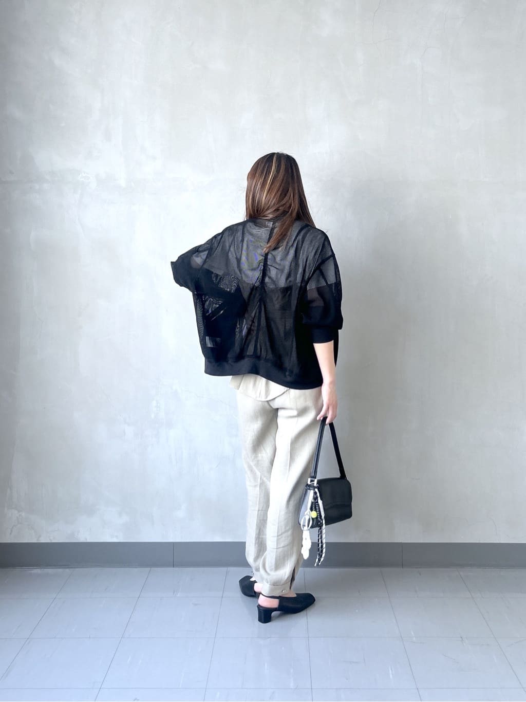 takaさんの「INDIVI｜メッシュブルゾン」を使ったコーディネート