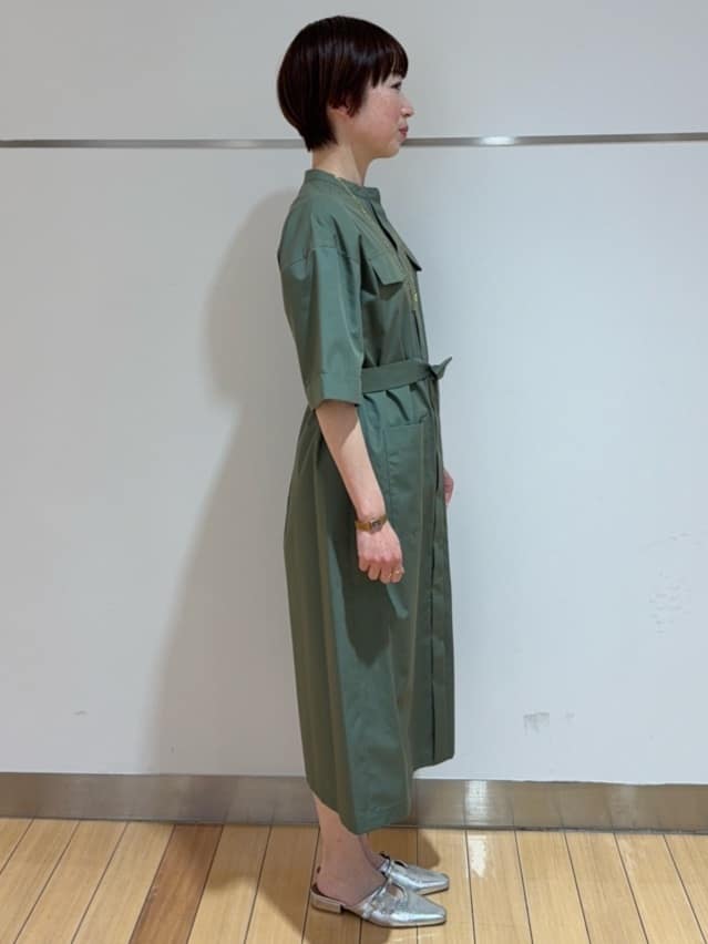 あやさんの「UNTITLED｜◆【洗える/前開きボタン】シャンブレーシャツワンピース」を使ったコーディネート