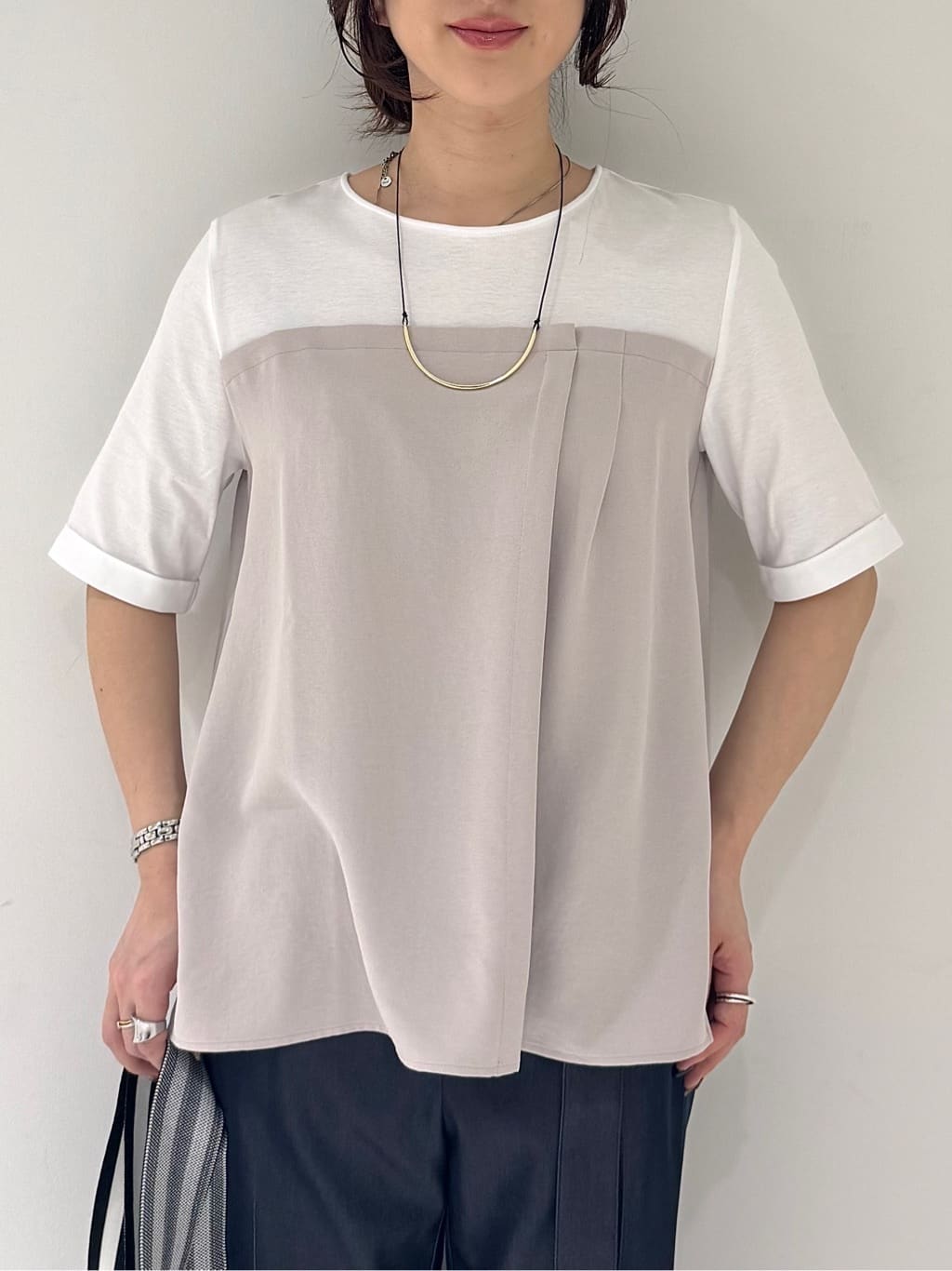 そんさんの「INDIVI｜【洗える／多機能／SETUP可】着る日傘ダブルジャケット」を使ったコーディネート