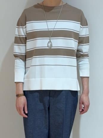 あやさんの「UNTITLED｜【接触冷感/洗える/後ろウエストゴム】オックスワイドパンツ」を使ったコーディネート