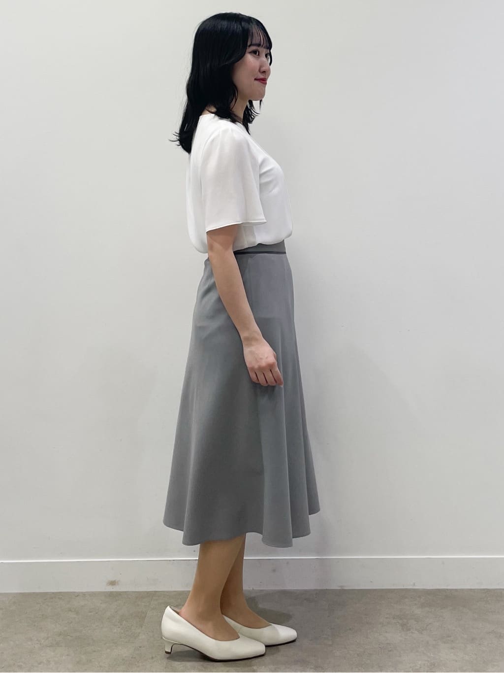 yukariさんの「Reflect｜【UVカット／接触冷感】五分袖シフォンブラウス」を使ったコーディネート
