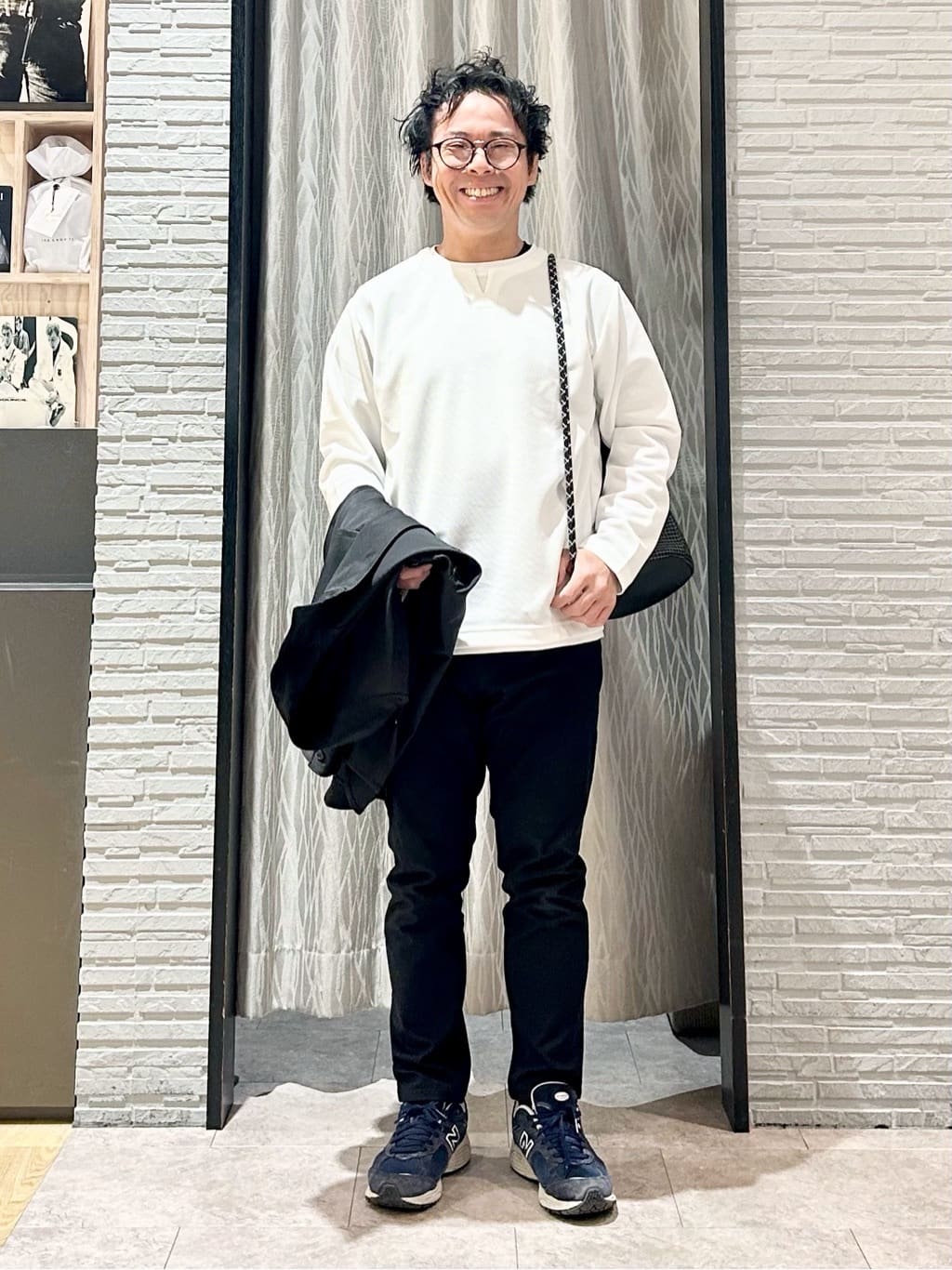 KENJI Iさんの「THE SHOP TK｜FLEX LINE  カバーオール　ストレッチ/防シワ/マシンウォッシャブル/セットアップ可」を使ったコーディネート