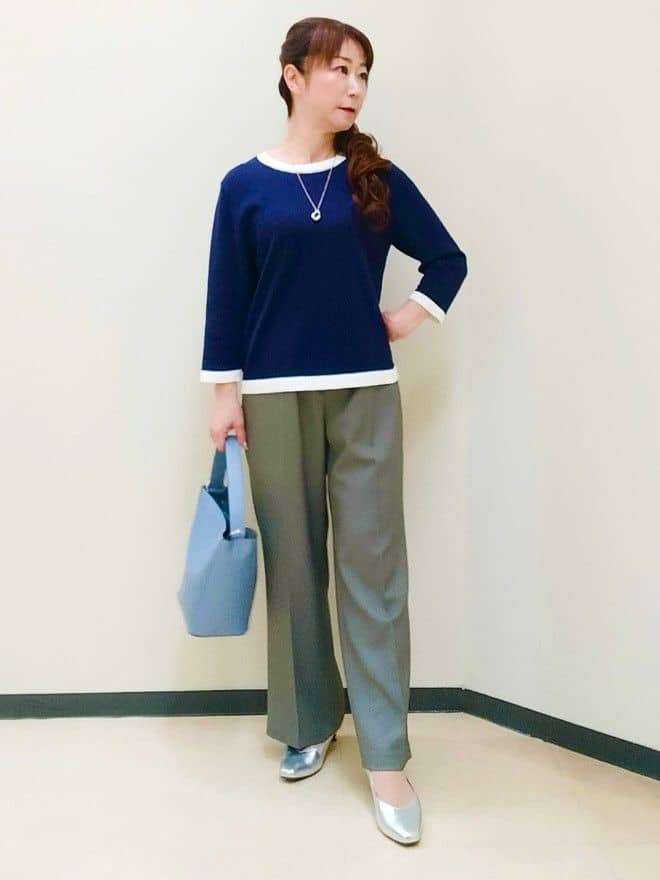 花さんの「Reflect｜【着回し力◎】ジャケット風ニットカーディガン」を使ったコーディネート