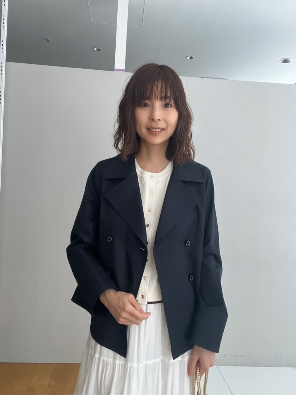 misaさんの「DRESSTERIOR｜【UVカット/ウォッシャブル】クールタッチ ニットカーディガン」を使ったコーディネート