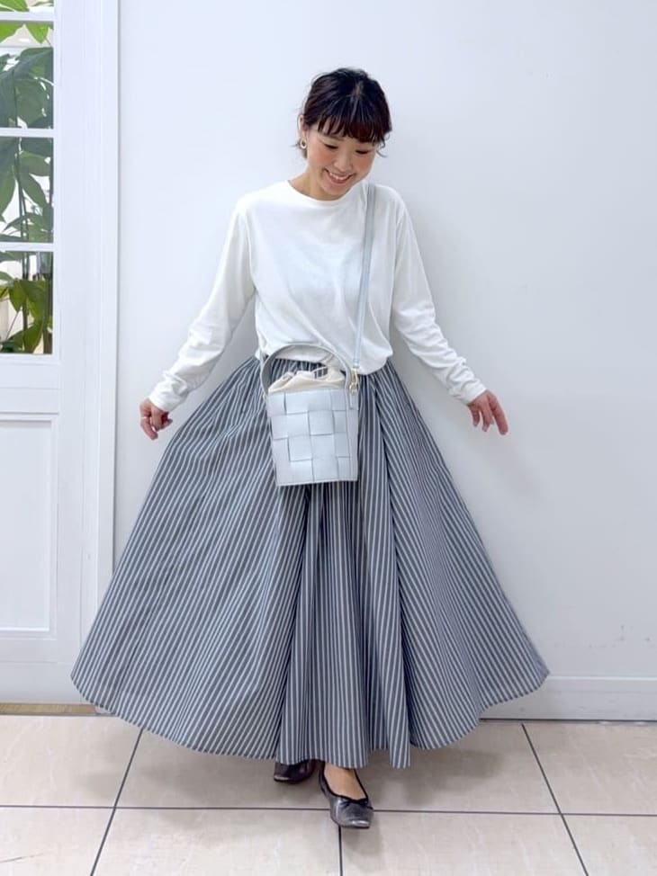 Osawaさんの「Dessin｜ボイルブラウス」を使ったコーディネート