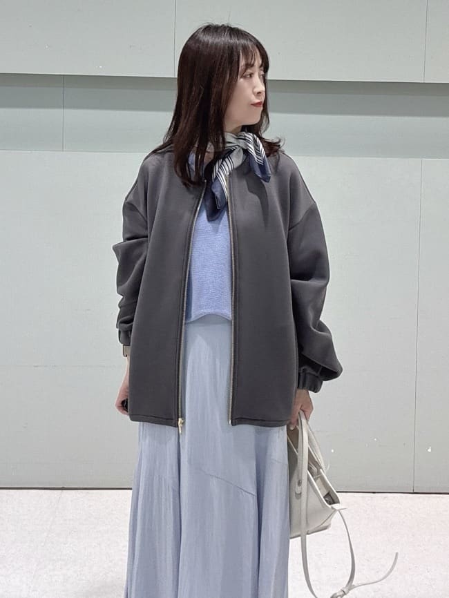 makiさんの「UNTITLED｜◆【春アウター/ゆったり】ダンボールジップブルゾン」を使ったコーディネート