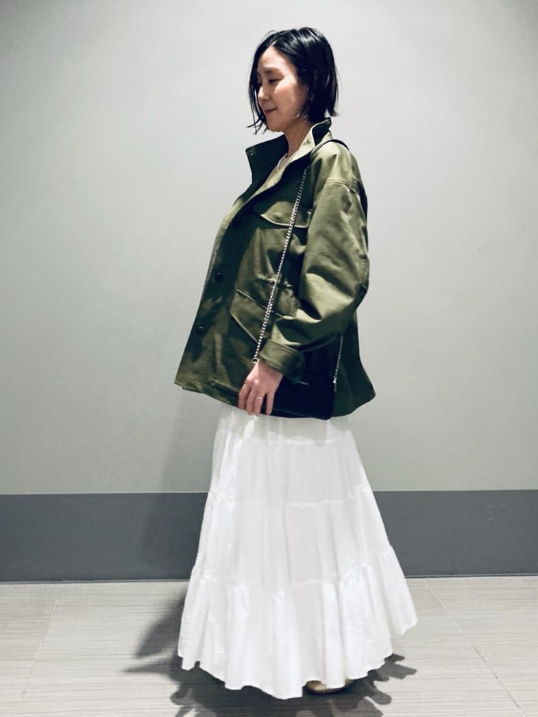 Furuさんの「DRESSTERIOR｜【ウォッシャブル】コンパクトコットンミリタリーブルゾン」を使ったコーディネート