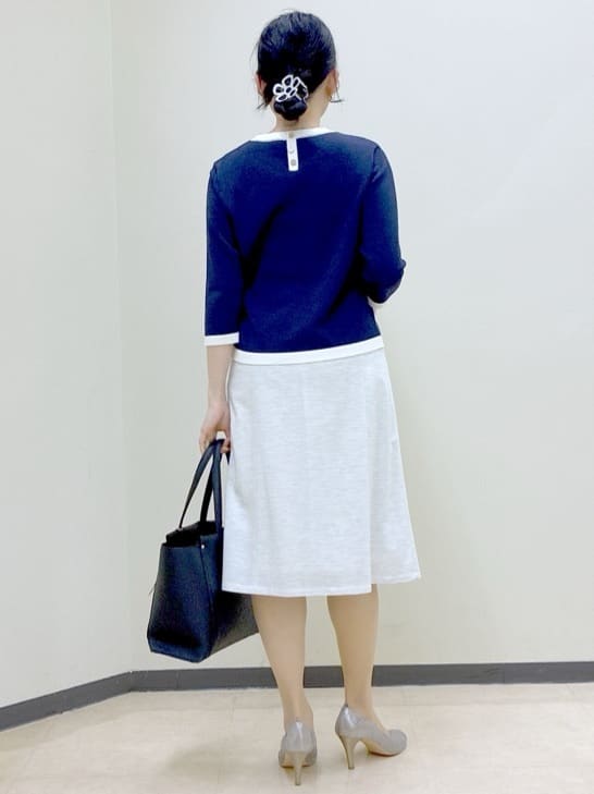  beni_gingerさんの「Reflect｜【アンサンブル可】バイカラーニット」を使ったコーディネート